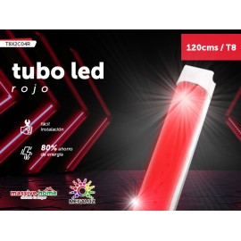 TUBO LED ROJO T